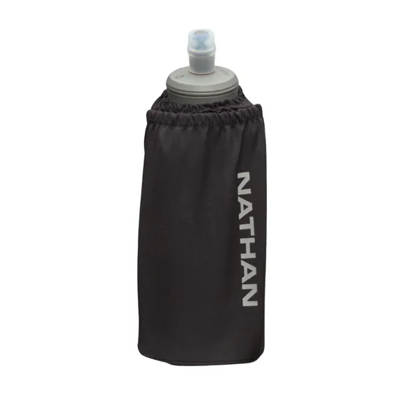 NATHAN NATHAN Pinnacle Insulated Soft Flask (18OZ) 00010BLACK/SILVER