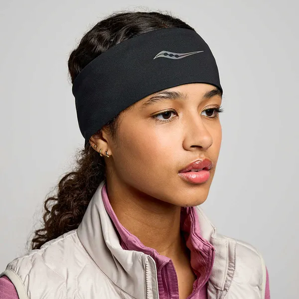 Saucony SAUCONY Hurricane Headband BLACK