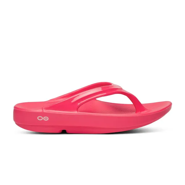 OOfos W OOFOS OOlala Sandal NEON BERRY