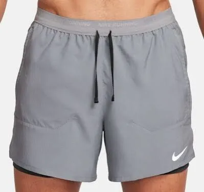 Nike M Stride DF 5IN 2-in-1 Running Shorts 382 382 Mineral Slate