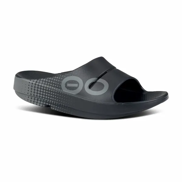 OOfos U OOFOS OOahh Sport Slide MATRIX_BLACK