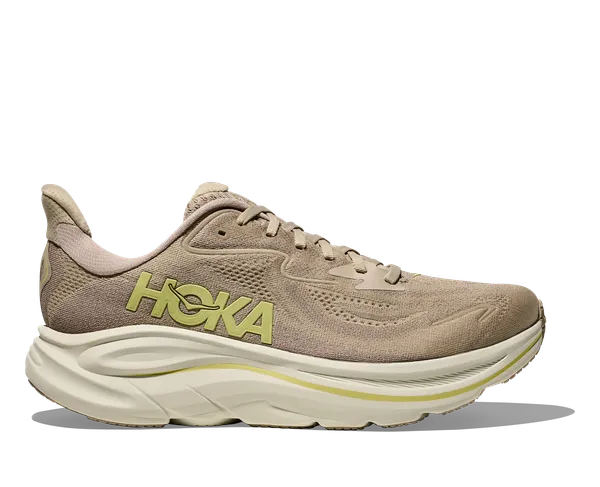 Hoka Men's CLIFTON 10 WIDE RAW LINEN / STONE