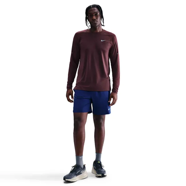 Nike M NIKE DF ADV Stride LS 652 Burgundy